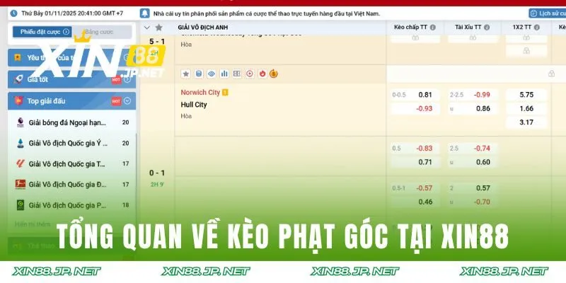 Tổng quan về Kèo Phạt Góc tại Xin88 cực hot